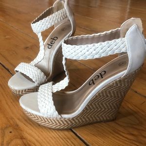 Women’s T-strap wedge heels